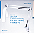 Luminária de Chão Branca Articulada Techled 1,44m para Manicure e Estética 20W com 3 Cores de Luz - Imagem 5
