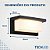 Arandela De Parede Led 20w 3000k Retangular Branco Quente 127/220v Horizontal - Imagem 3