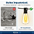 Varal de Luz LED ST38 Vintage Inquebrável 36m com 28 Lâmpadas | Externo Bivolt | Techled - Imagem 4