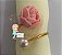 Porta Guardanapos com florzinha + perola + strass - 50  unidades - Imagem 2
