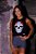 Cropped Skull Roses - Imagem 1