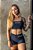 Short Fitness Black Logo Cinza - Imagem 1