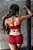 Short Fitness BORDO/BEGE - Imagem 2
