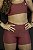Short Fitness Vinho - Imagem 1