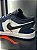 Tênis Nike Air Jordan 1 Low Branco/ Azul Marinho - Imagem 4