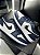 Tênis Nike Air Jordan 1 Low Branco/ Azul Marinho - Imagem 6