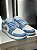 Tênis Nike Air Jordan 1 Low Branco/ Azul Bebê - Imagem 6