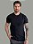 Camiseta Acostamento Casual Lisa Preta - Imagem 1