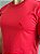 Camiseta Acostamento Casual Lisa Vermelho Hibisco - Imagem 4