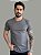 Camiseta Acostamento Casual Lisa Cinza - Imagem 1