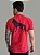 Camiseta Acostamento Casual Wolf  Vermelho Hibisco - Imagem 2