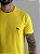 Camiseta Acostamento Casual Básica Amarela - Imagem 4