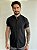 Camisa Curta Fb Exclusive Padre Bamboo Preta - Imagem 1
