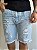 Bermuda DGN Jeans Claro Destroyd - Imagem 1
