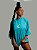 Camiseta Over Calmô Shoulder Verde Água - Imagem 2