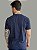 Camiseta Acostamento Casual Relief Azul Marinho - Imagem 3