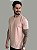 Camiseta Acostamento Casual Relief Rosa Cha - Imagem 4