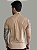 Camiseta Acostamento Casual WLF Bege Caqui - Imagem 3