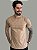 Camiseta Acostamento Casual WLF Bege Caqui - Imagem 1