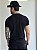 Camiseta Slim The Hopers  Rubber Tag Preta - Imagem 3