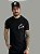 Camiseta Long Calmô Hand Preta - Imagem 1