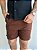 Shorts Fb Exclusive Linho Marrom - Imagem 2
