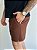 Shorts Fb Exclusive Linho Marrom - Imagem 4