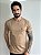 Camiseta Acostamento Casual Bege Caqui - Imagem 1