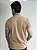 Camiseta Acostamento Casual Bege Caqui - Imagem 3
