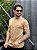 Camiseta Acostamento Casual Bege Caqui - Imagem 6