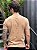 Camiseta Acostamento Casual Bege Caqui - Imagem 4