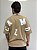 Camiseta Oversized Calmô Confused Marrom - Imagem 3
