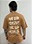 Camiseta Oversized Calmô Tape Marrom - Imagem 3