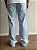 Calça Calmô Reta Jeans Claro - Imagem 5