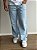 Calça Calmô Reta Jeans Claro - Imagem 4