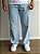 Calça Calmô Reta Jeans Claro - Imagem 1