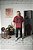 Camiseta The Hopers Oversized Seventy Vinho - Imagem 4