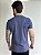 Camiseta Acostamento Casual Azul Navy - Imagem 3