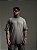 Camiseta Creat Oversized Three D Cinza - Imagem 1