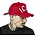 Boné Haterz Icon Stripe Vermelho - Imagem 3