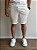 Bermuda Acostamento Casual Linho Off White - Imagem 4