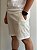 Bermuda Acostamento Casual Linho Off White - Imagem 3