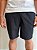 Bermuda Acostamento Casual Linho Preto - Imagem 1