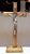 Crucifixo Madeira Mesa ou Parede (20,5cm) Com São Bento - PV - Imagem 1