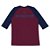 Camiseta 3/4 Uniforme Bordô e Azul Marinho Atleta GYURKO - Imagem 2