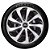 Jogo 4 Carlota Esportiva Aro 15 Com Emblema Ford Black Ka Fiesta Focus Escort Verona - 5703 - Imagem 3