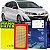 Kit Filtros De Ar Do Motor E Cabine Condicionado Toyota Yaris 1.3 1.5 2016 2017 2018 2019 2020 2021 2022 - Imagem 1