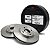 Kit Disco E Pastilha De Freio Dianteiro Ford Motorcraft New Fiesta Todos E Novo Ka De 2014 Até 2021 - Imagem 2