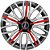 Calota esportiva aro 13 Triton Sport Silver Red - Elitte 3503 - Imagem 1