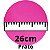 Boleira bailarina giratória para confeitar 26cm plástico - Rosa Pink - Imagem 5